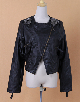 外貿(mào)服裝批發(fā)、廣州女裝批發(fā)、韓版PU皮夾克短外套_服裝服飾_世界工廠網(wǎng)中國產(chǎn)品信息庫