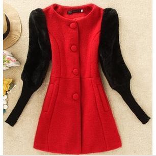 修身泡泡袖毛呢羊絨呢外套【價(jià)格_ 廠家_報(bào)價(jià)_批發(fā)】_星子縣佐登奴羽絨服裝廠&ndash;中國(guó)網(wǎng)庫(kù)